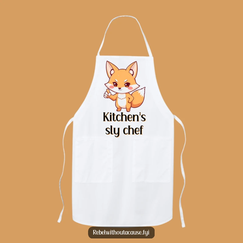 Funny Fox 'You Talking To Me' Apron - Defiant Fox Kitchen Gift