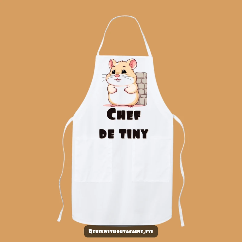Funny Hamster Chef Apron: Cook with Rodent Confidence!