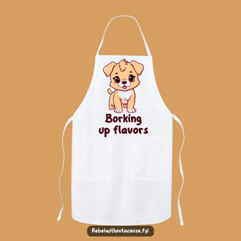 Funny Puppy Apron: Kitchen Playmate, Rebel Streak, Perfect Funny Chef Gift