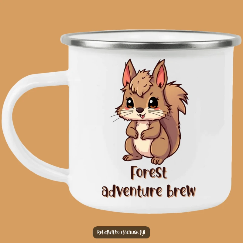Funny Wild Squirrel Adventure Camping Mug: Your Go-To for Outdoor Brews
