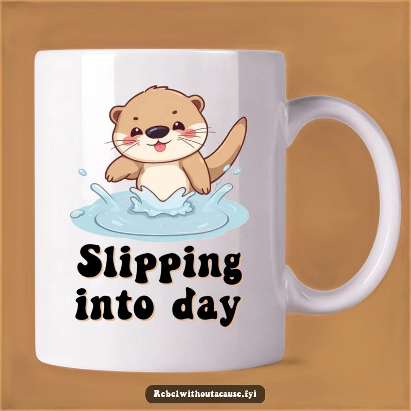 Funny Otter Dive Mug: A Hilarious Gift for Playful Spirits!