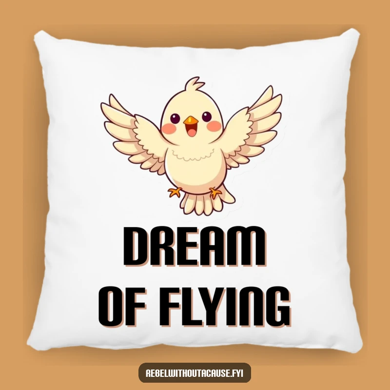 Funny Bird Pillow, Cozy Flight Comfort, Gravity Defying Design, Adorable Funny Gift