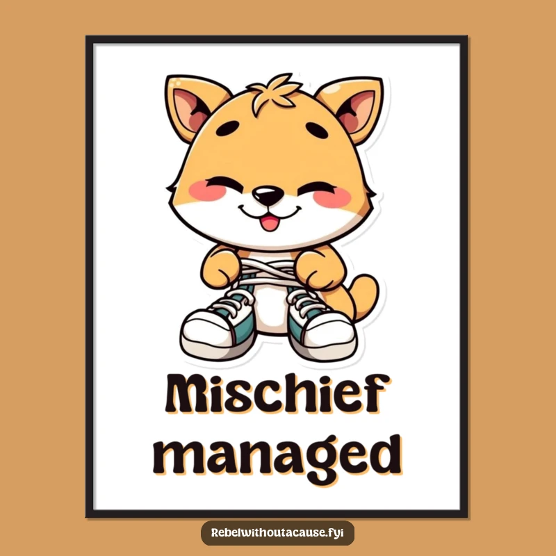 Funny Prankster Animal Digital Art: Instant Mischief for Your Walls