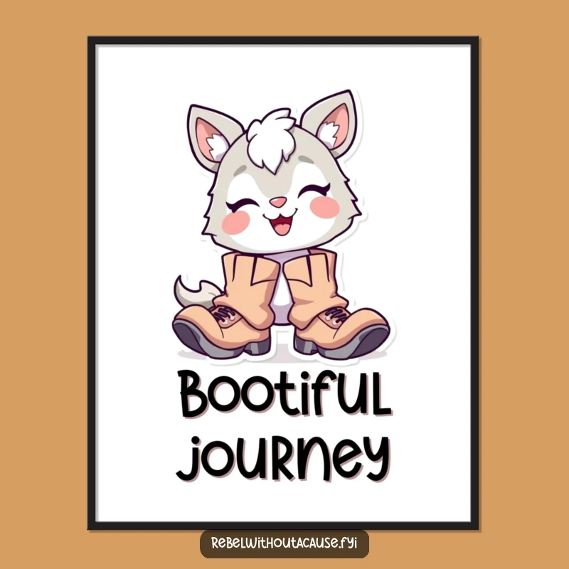 Funny Proud Explorer Animal Digital Art: Instant Adventure for Your Walls