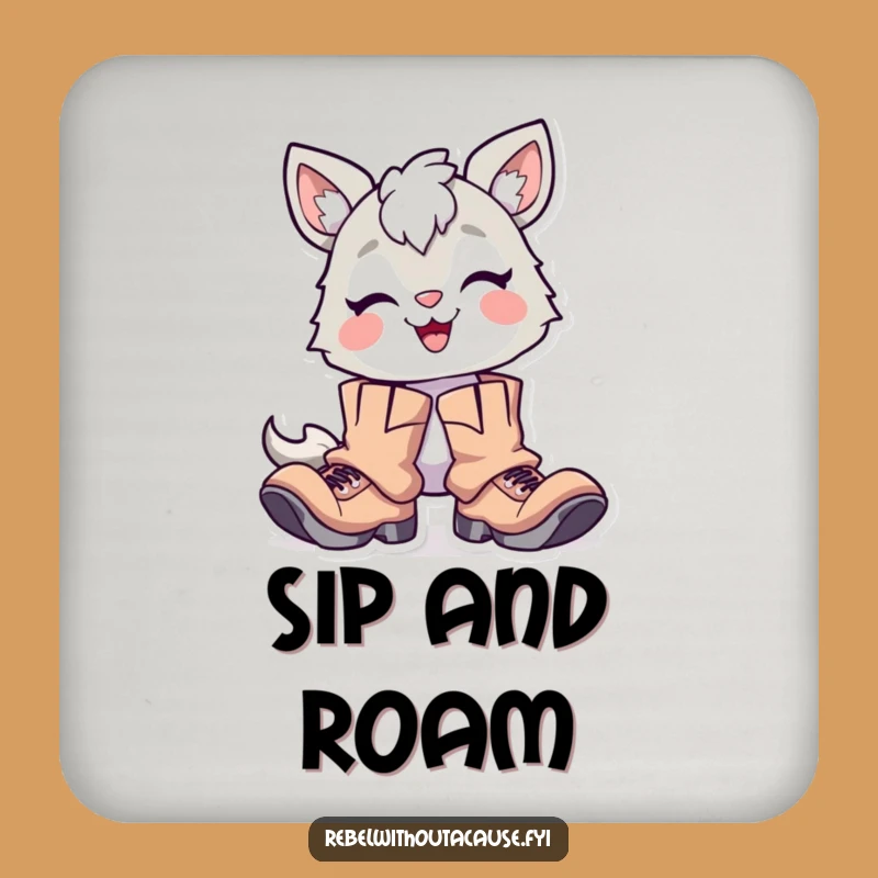 Funny Proud Explorer Animal Coasters: Protect Surfaces with Adventure