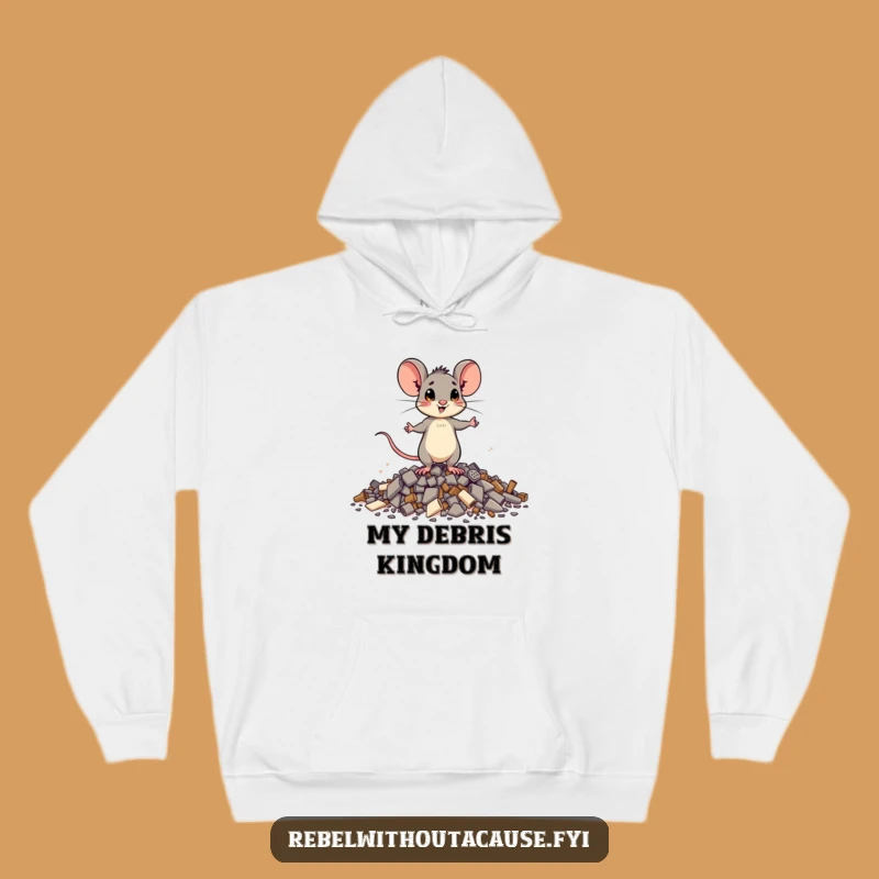 Funny Brave Mouse Hoodie: Stay Warm While Standing Strong!