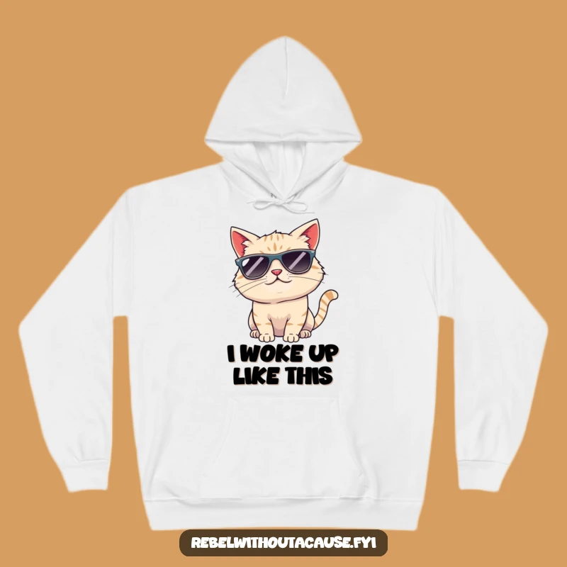 Funny Cool Cat Sunglasses Hoodie: Stay Cozy & Look Cooler Than Ever!