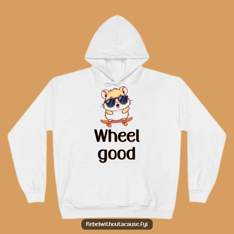 Funny Hamster Skateboard Hoodie: Stay Cozy and Cool with this Rodent Design, An Awesome Funny Gift!