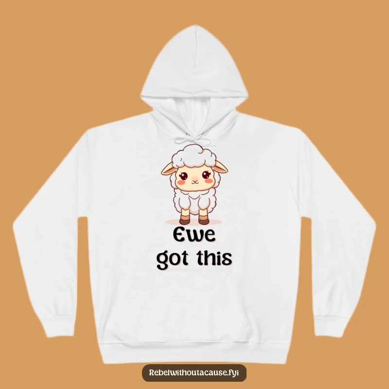 Funny Sheep Scattered Hoodie: Stay Cozy and Quirky with this Cute Ewe, A Warm Funny Gift!