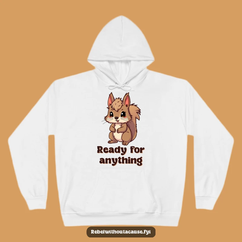 Funny Wild Squirrel Adventure Hoodie: Cozy Comfort for Your Next Expedition