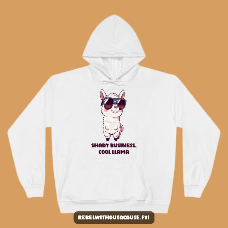 Funny Llama Sunglasses Hoodie: Cozy Up in Ultimate Coolness