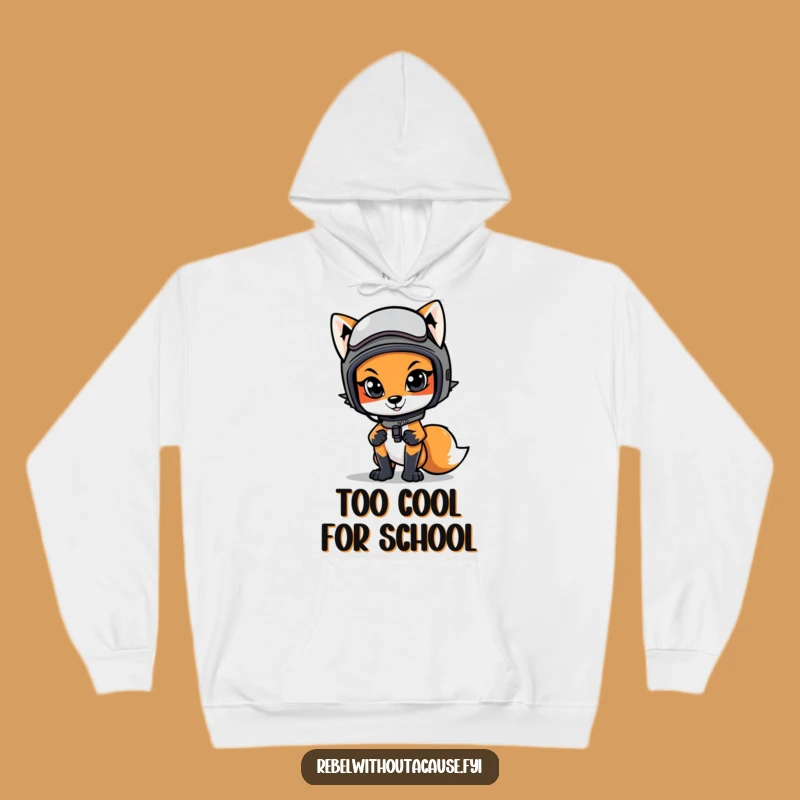 Funny Cool Fox Hoodie: Cozy Up for the Ride, Perfect Funny Gift