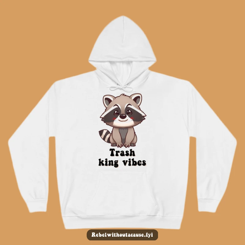 Funny Raccoon Swagger Hoodie: Stay Warm with a Hint of Mischief!