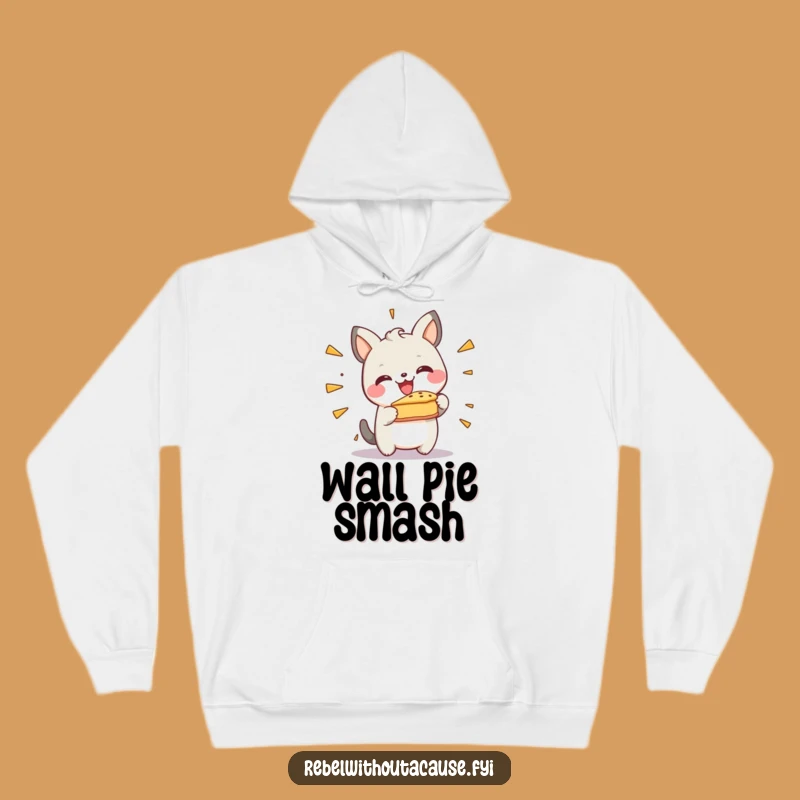 Funny Pie Smash Animal Hoodie: Cozy Up with Messy Joy