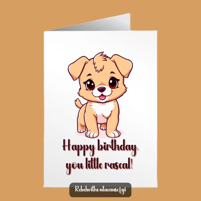 Free Printable Puppy Birthday Card: Born to Paw-ty! Funny Downloadable Gift for Joyful Celebrations