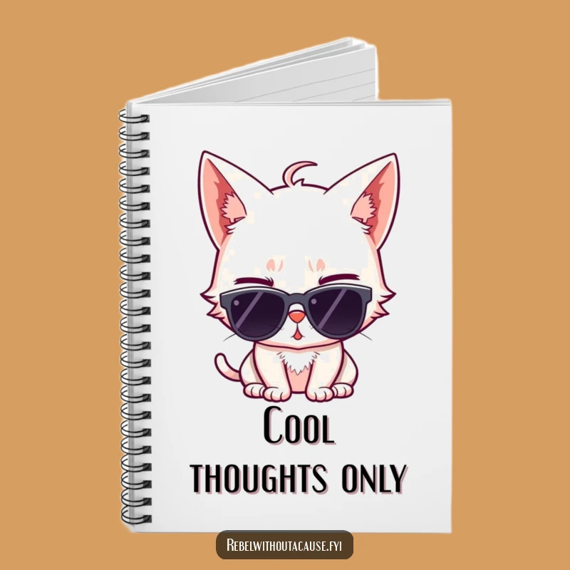 Funny Cat Wink Notebook: Jot Down Ideas with Sassy Style