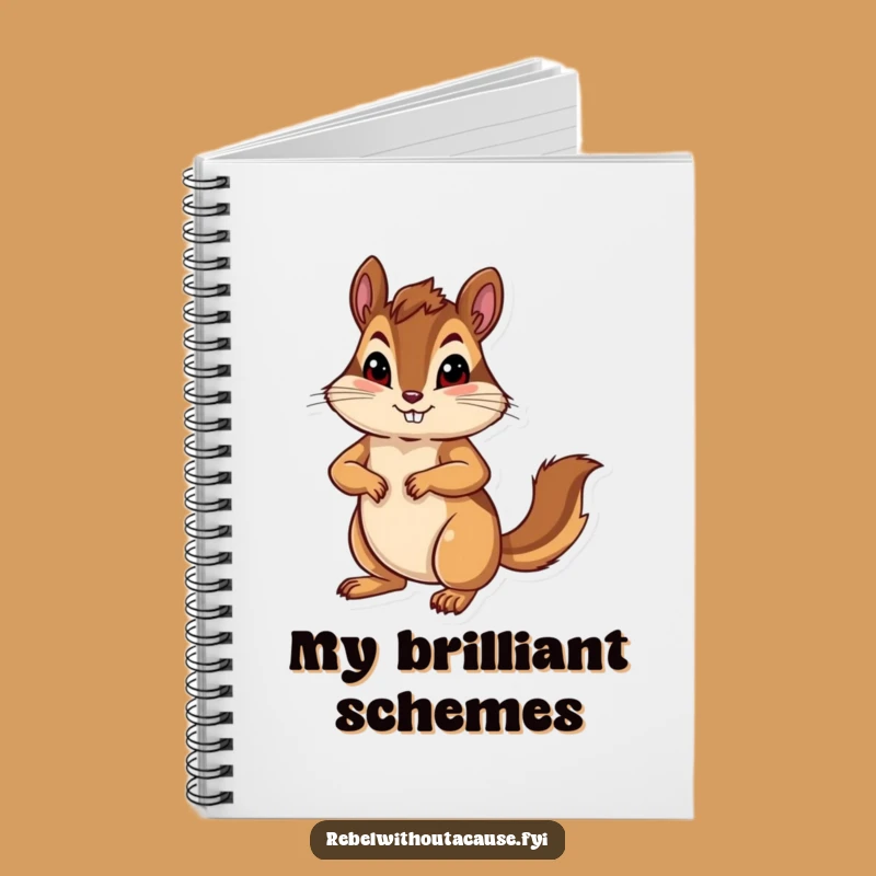 Funny Chipmunk Pose Notebook: Bold Journal, Confident Notes Gift