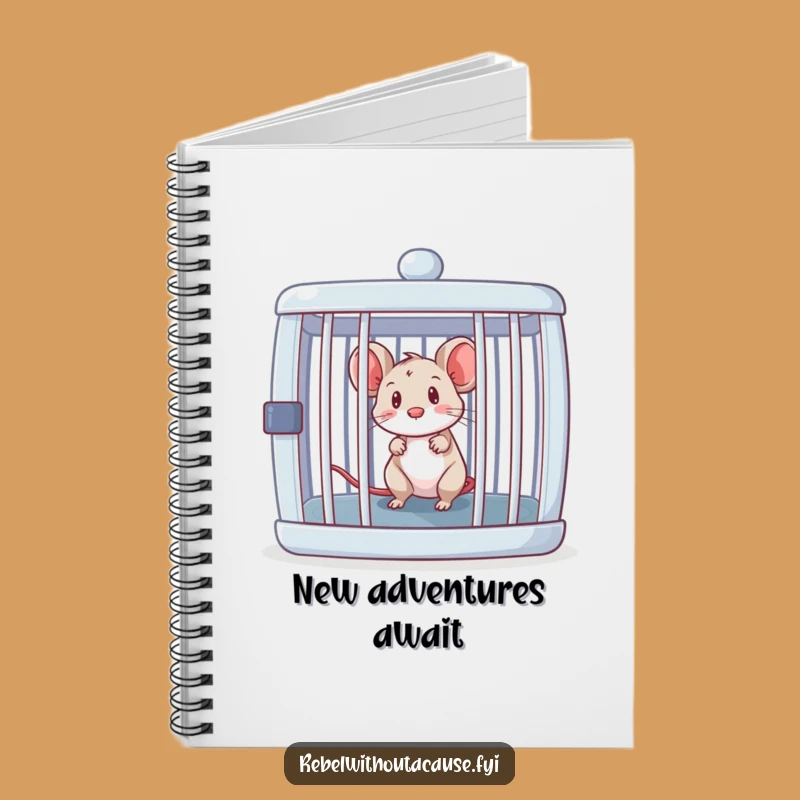 Funny Mouse Escape Notebook: Jot Down Ideas with Humor