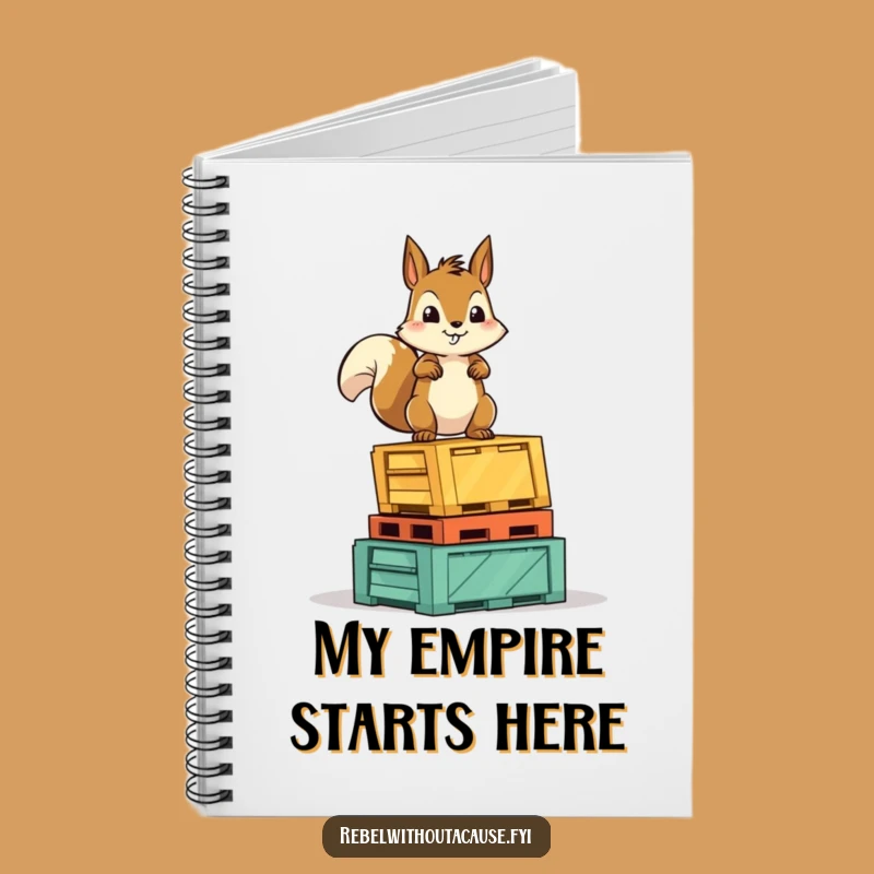 Funny Squirrel Victory Notebook: Jot Down Triumphs with a Fearless Rodent, Ideal Funny Journal