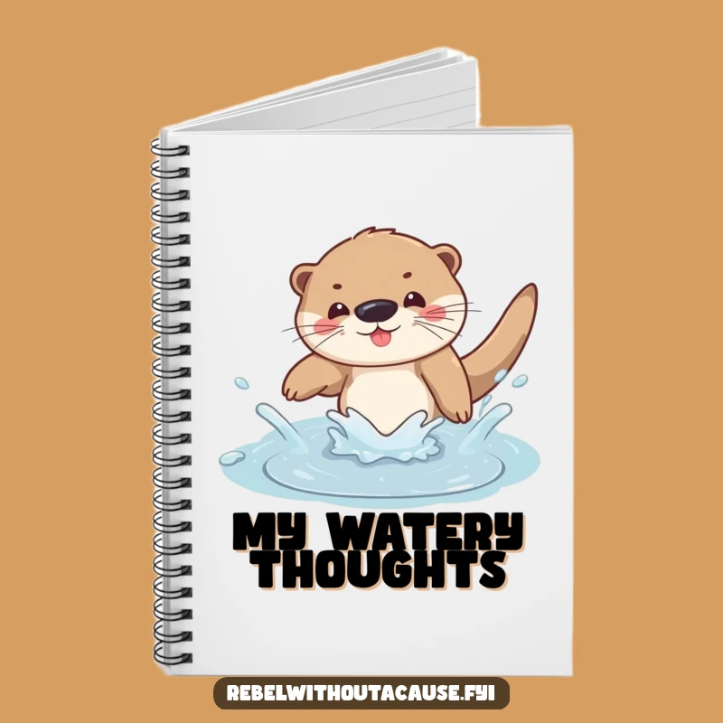 Funny Otter Dive Notebook: Jot Down Your Playful Thoughts!