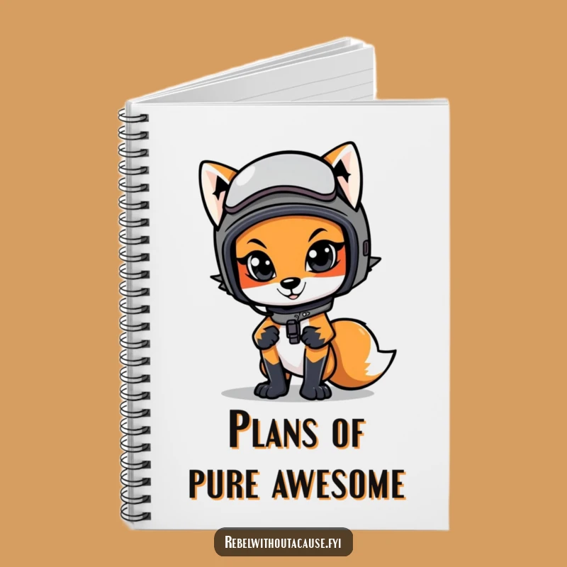 Funny Cool Fox Notebook: Jot Down Your Adventures, Hilarious Gift