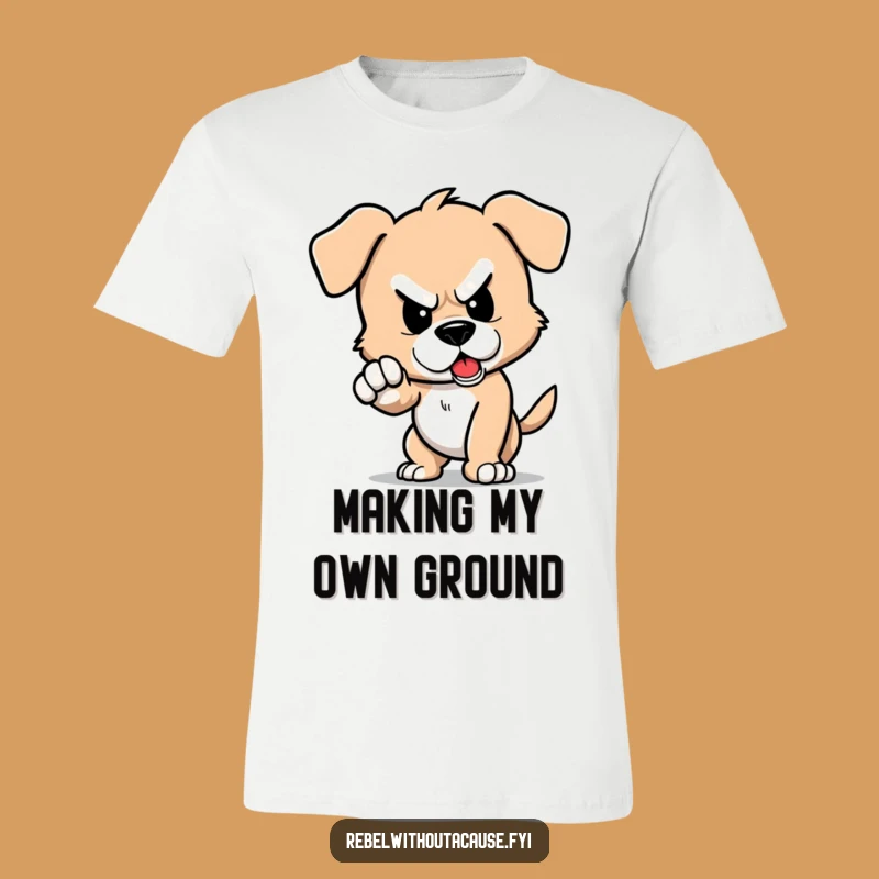 Funny Defiant Puppy Stomp T-Shirt: Unleash Your Inner Rebel Gift