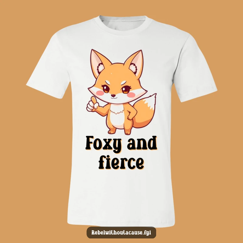 Funny Fox 'You Talking To Me' T-Shirt - Defiant Fox Tee Gift