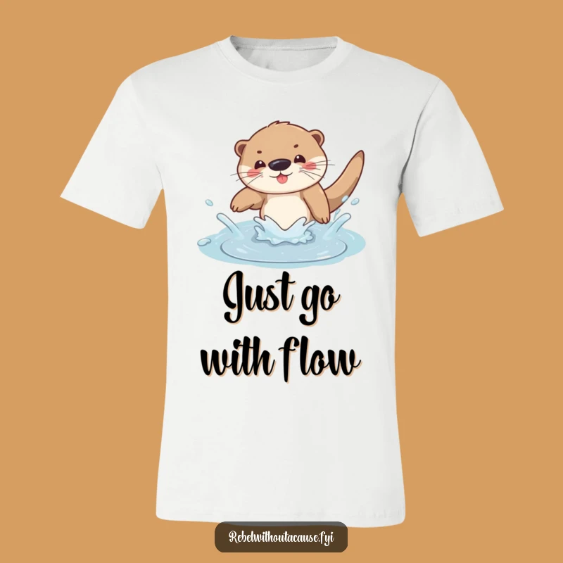 Funny Otter Dive T-Shirt: Make a Splash with Humorous Style!