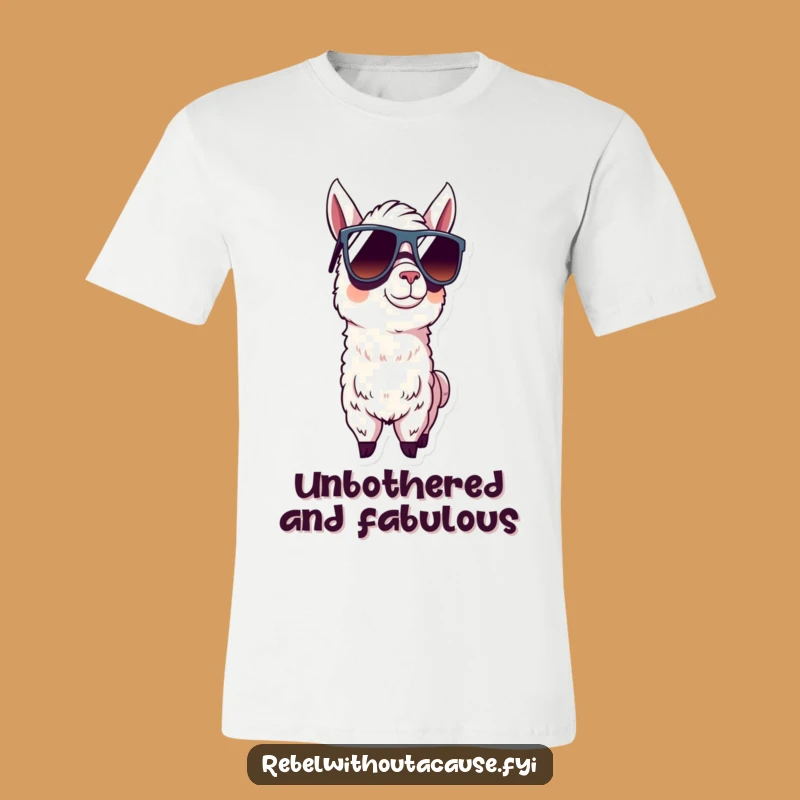 Funny Llama Sunglasses T-Shirt: Strut Your Stuff with Confidence