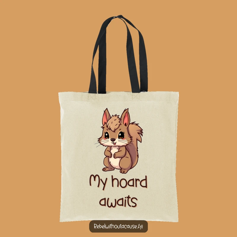 Funny Wild Squirrel Adventure Tote Bag: Carry Your Essentials on a Wild Journey